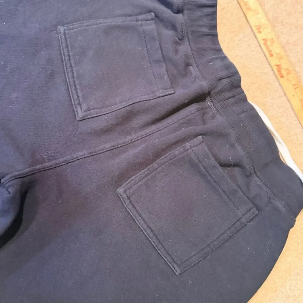 Empyre Black Fleece Sweat Shorts Men's Size Small Drawstring Skate Lounge